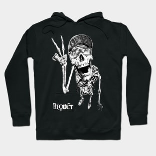 obey skull Blodet Hoodie